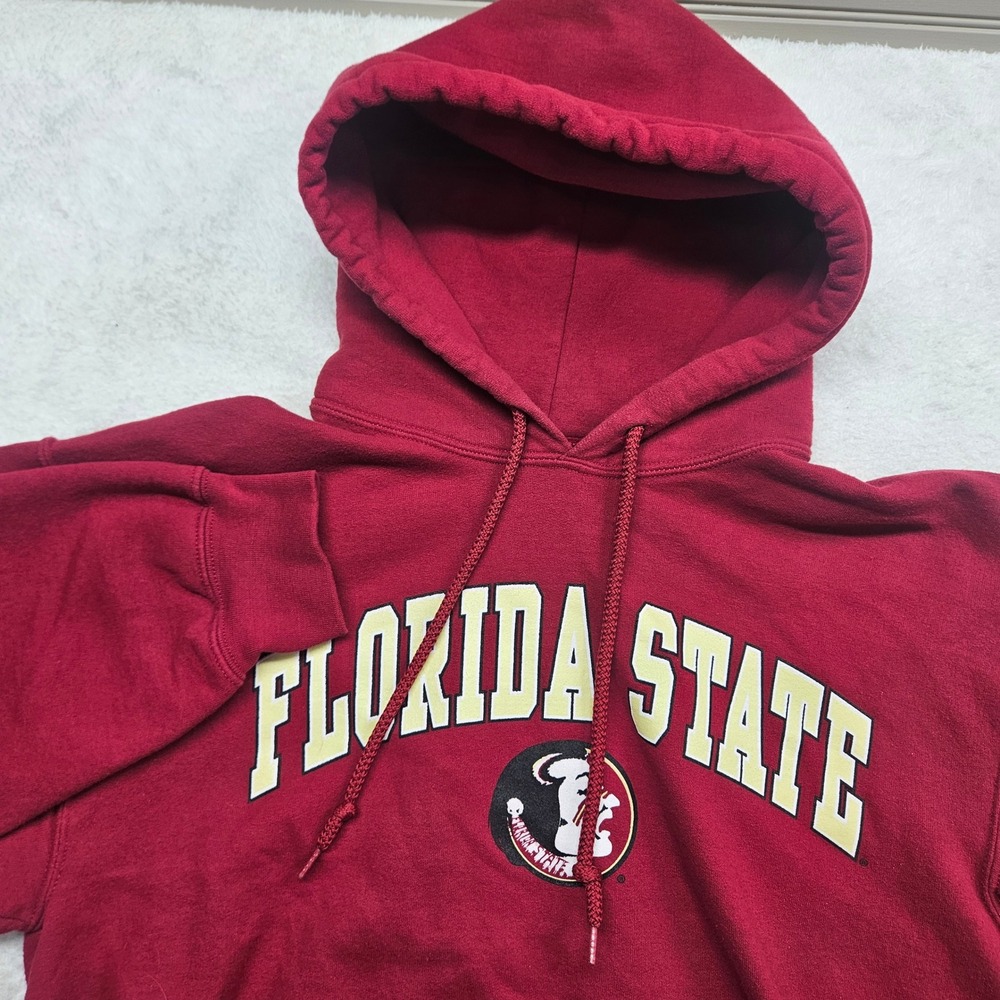 Gildan Florida State Seminoles Hoodie Mens Medium Maroon FSU Pullover Sweatshirt